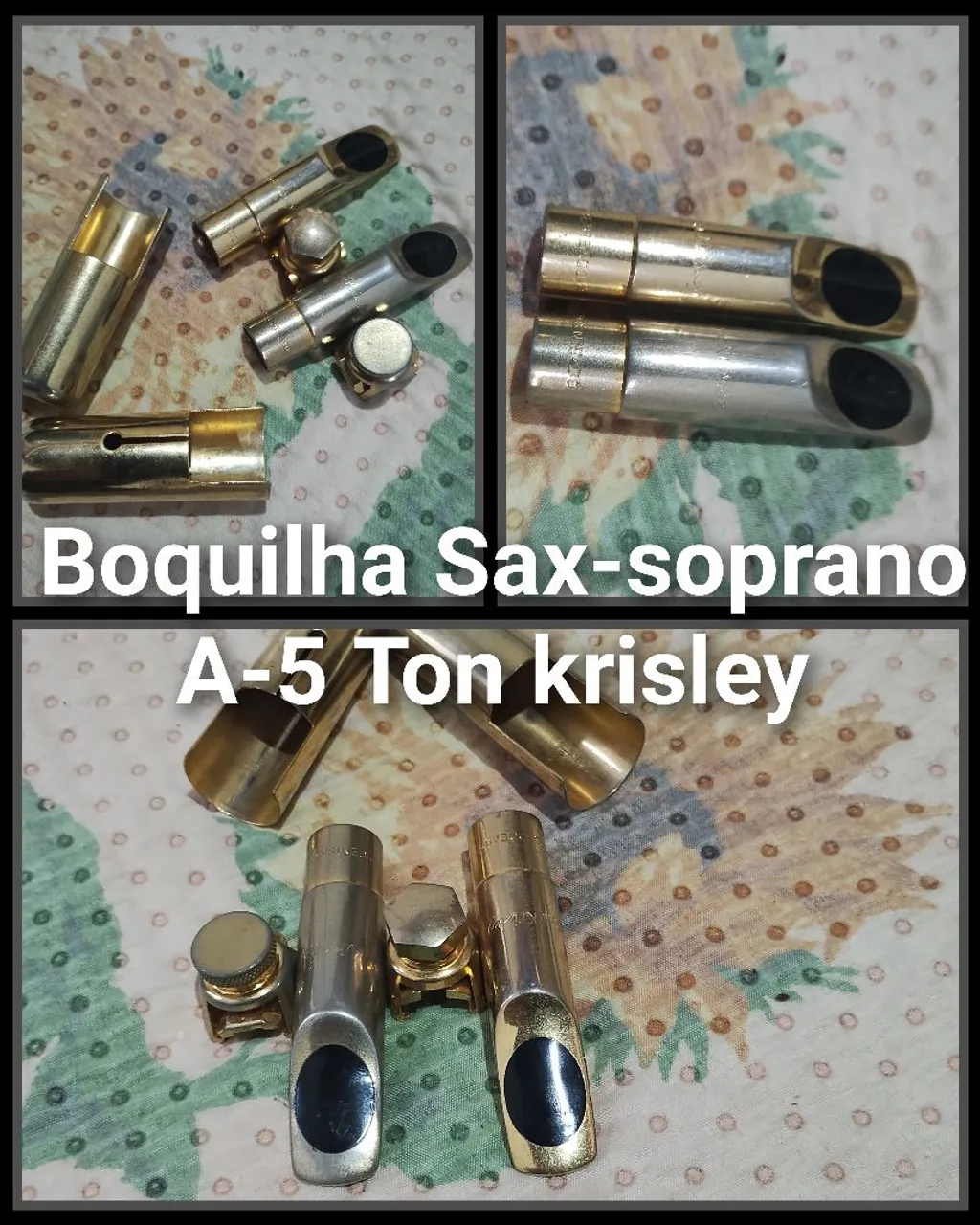 Boquilha Sax Soprano A-5 Ton Krisley
