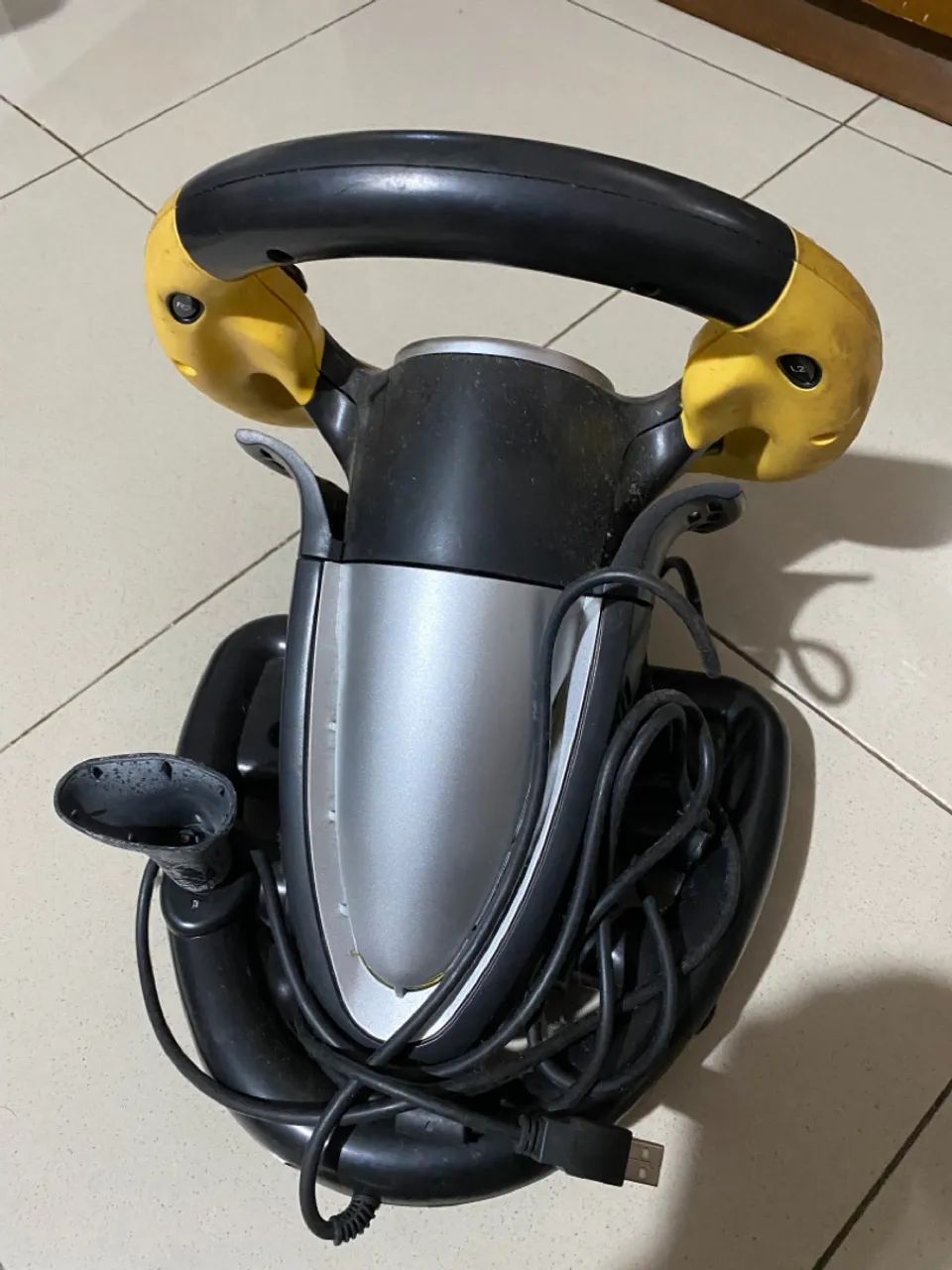 VOLANTE + PEDAL + 3 CONTROLES ( 1 sem fio)  GAME PS1, PS2 - Foto 2