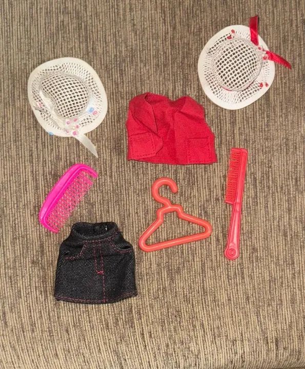 Barbie Susi Acessorios vintages Para Boneca Kit Com 7 - Bom Estado