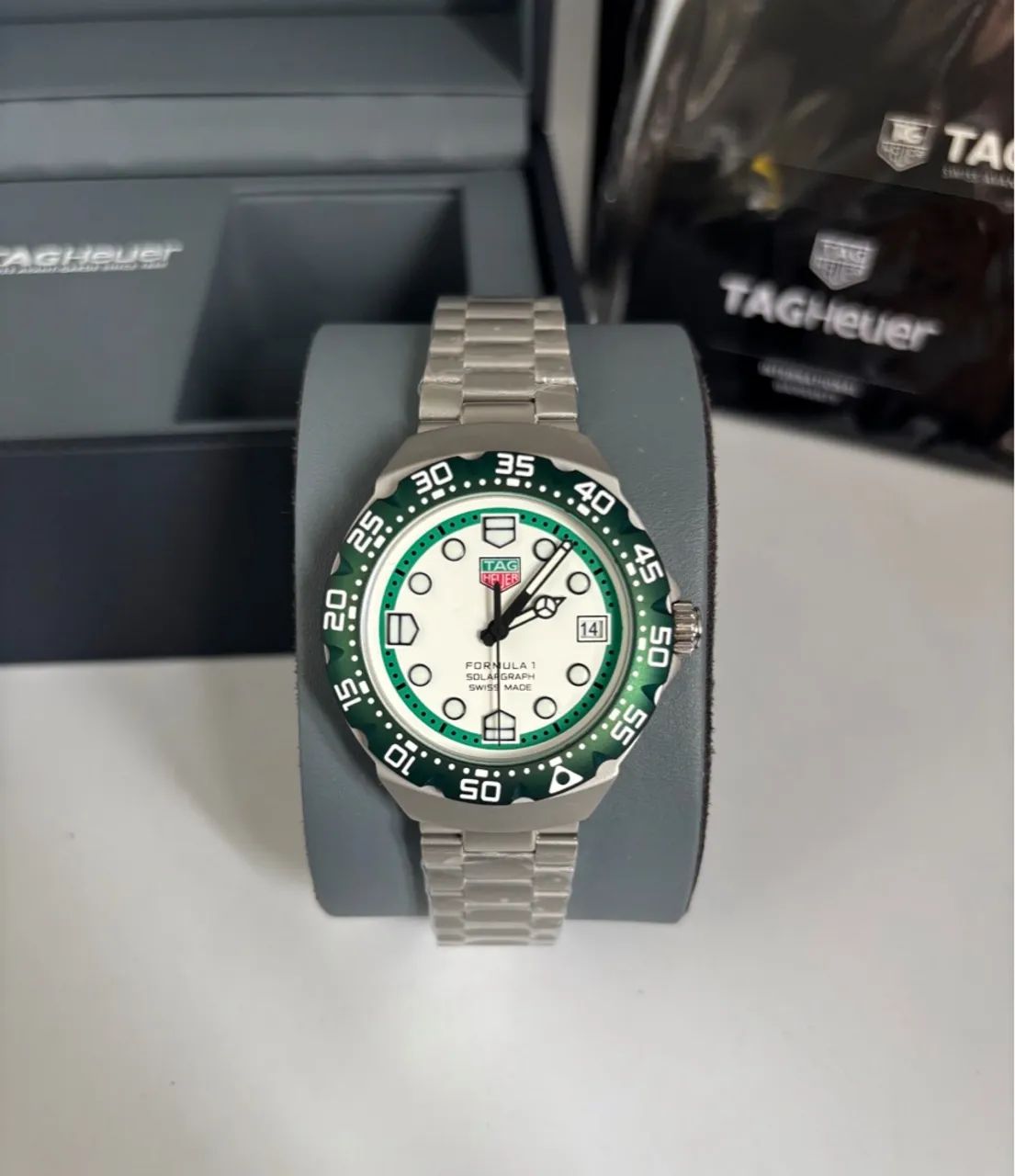 Relógio Tag Heuer Formula 1 SolarGraph - NOVO! Várias Cores +