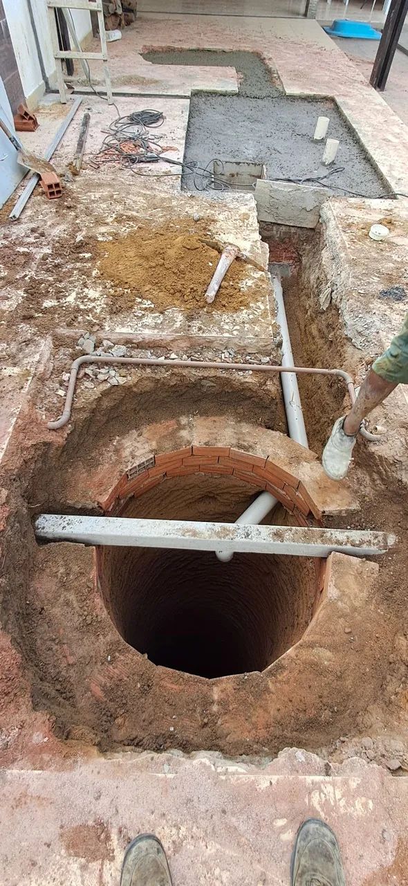 Fossa e sumidouro com NOTA FISCAL