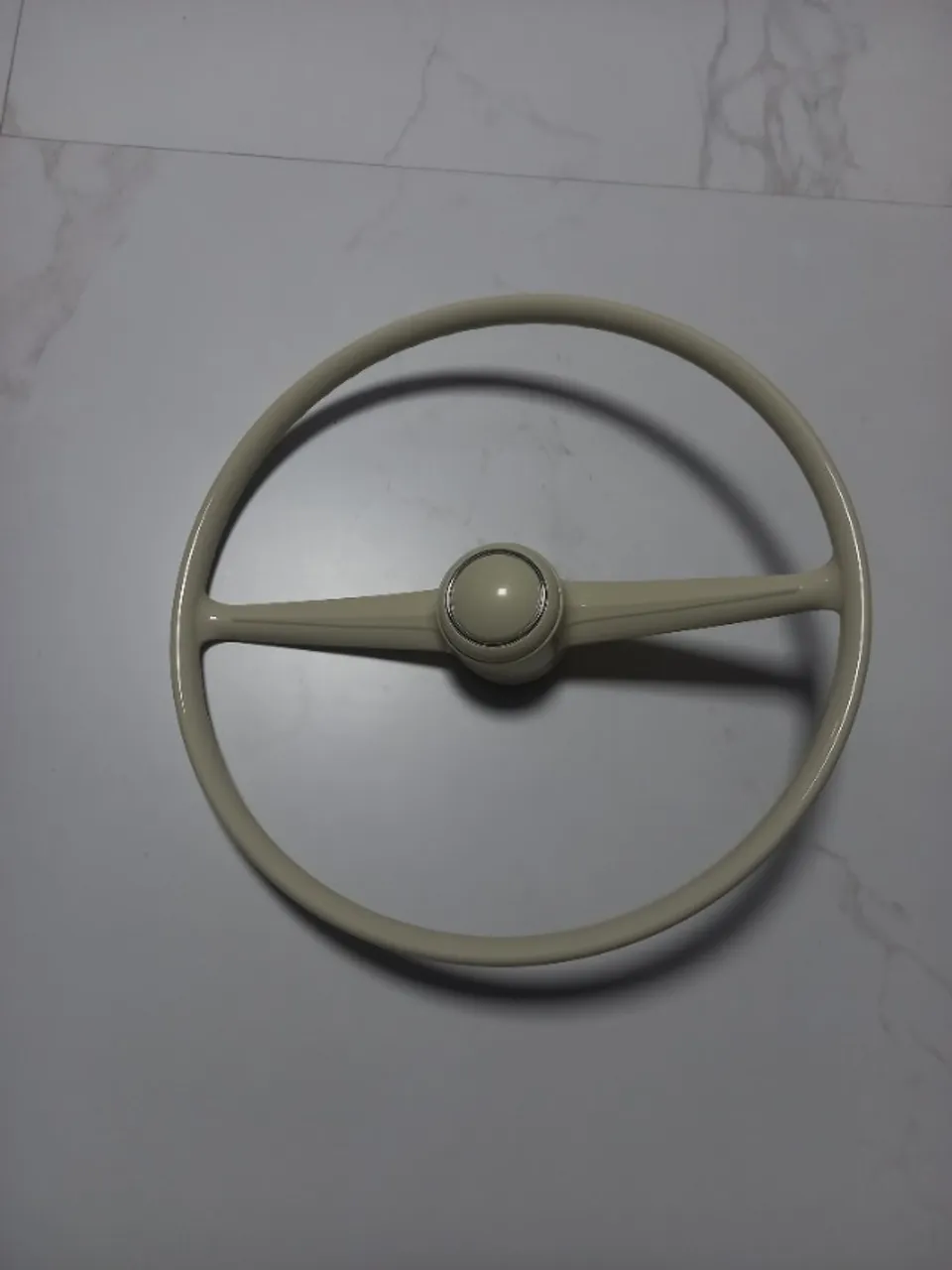 Volante corujinha para Kombi personalizado mais chave de seta - cor marfim