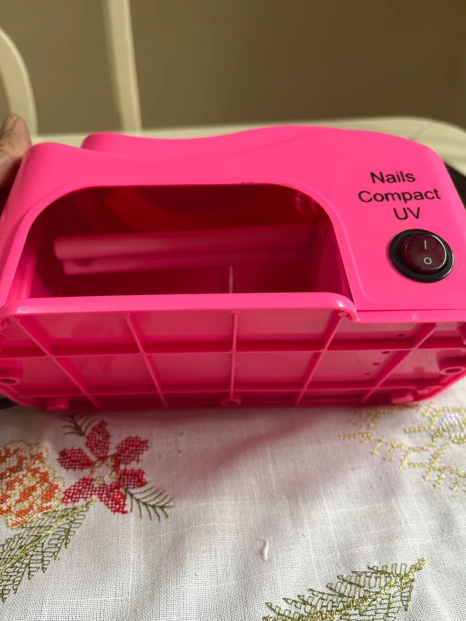 Cabine de Led Para Unhas de Gel e Acrigel 110v Pink -Megabell - Foto 3