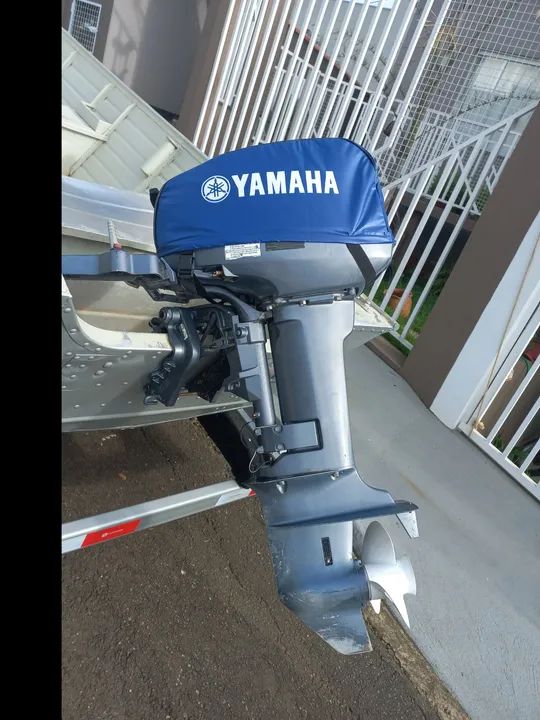 Barco de alumínio Pantanáltica 5,0m motor Yamaha 15hp . - Foto 8