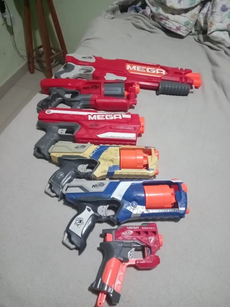 Kit de 6 Nerf Mega para a galera!