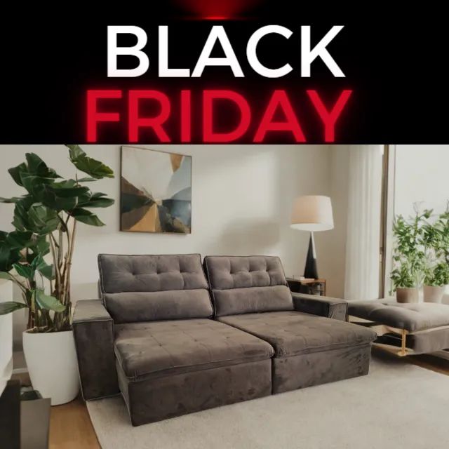 sofa retratil intense com pilowtop