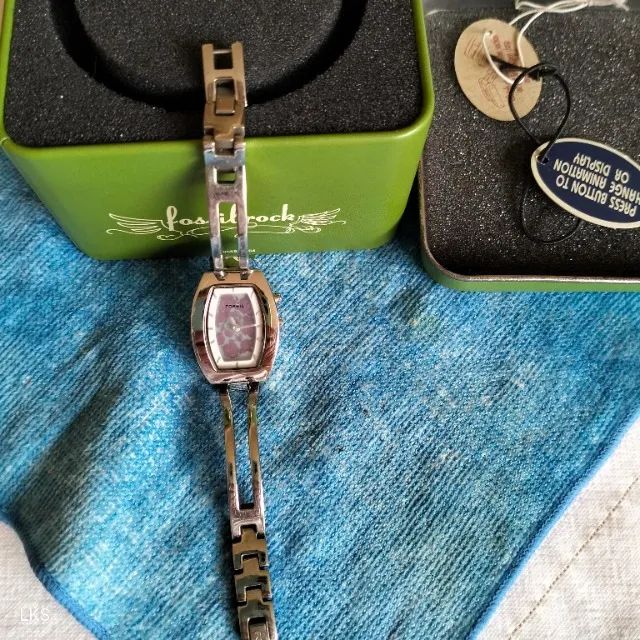 Relógios Fossil feminino (visor digital/analógico) - Foto 3