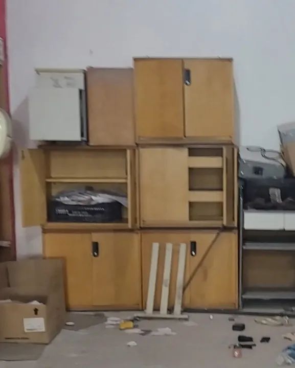 Conjunto com 4 armários baixos