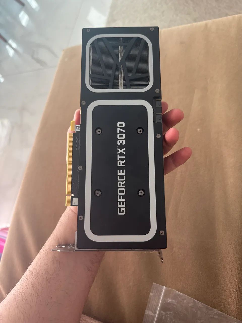 Placa de vídeo NVIDIA GeForce 3070 white label  - Foto 3