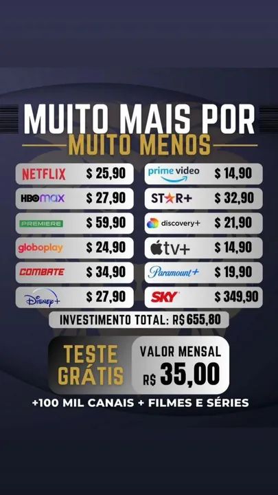 Melhor streaming do Brasil  - Foto 4