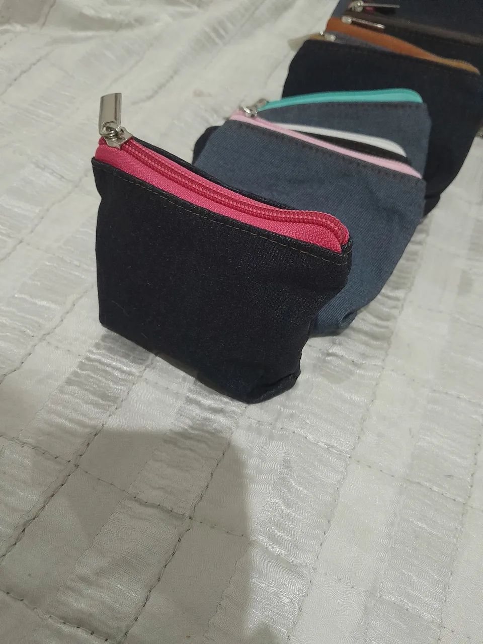 Kit revenda 20 moedeiros jeans - Foto 6