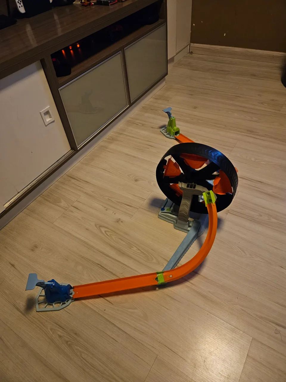 Pista hot wheels spinwhell chalenge - Foto 3