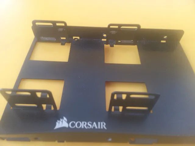Corsair Suporte SSD Duplo Alumínio Preto - Foto 2