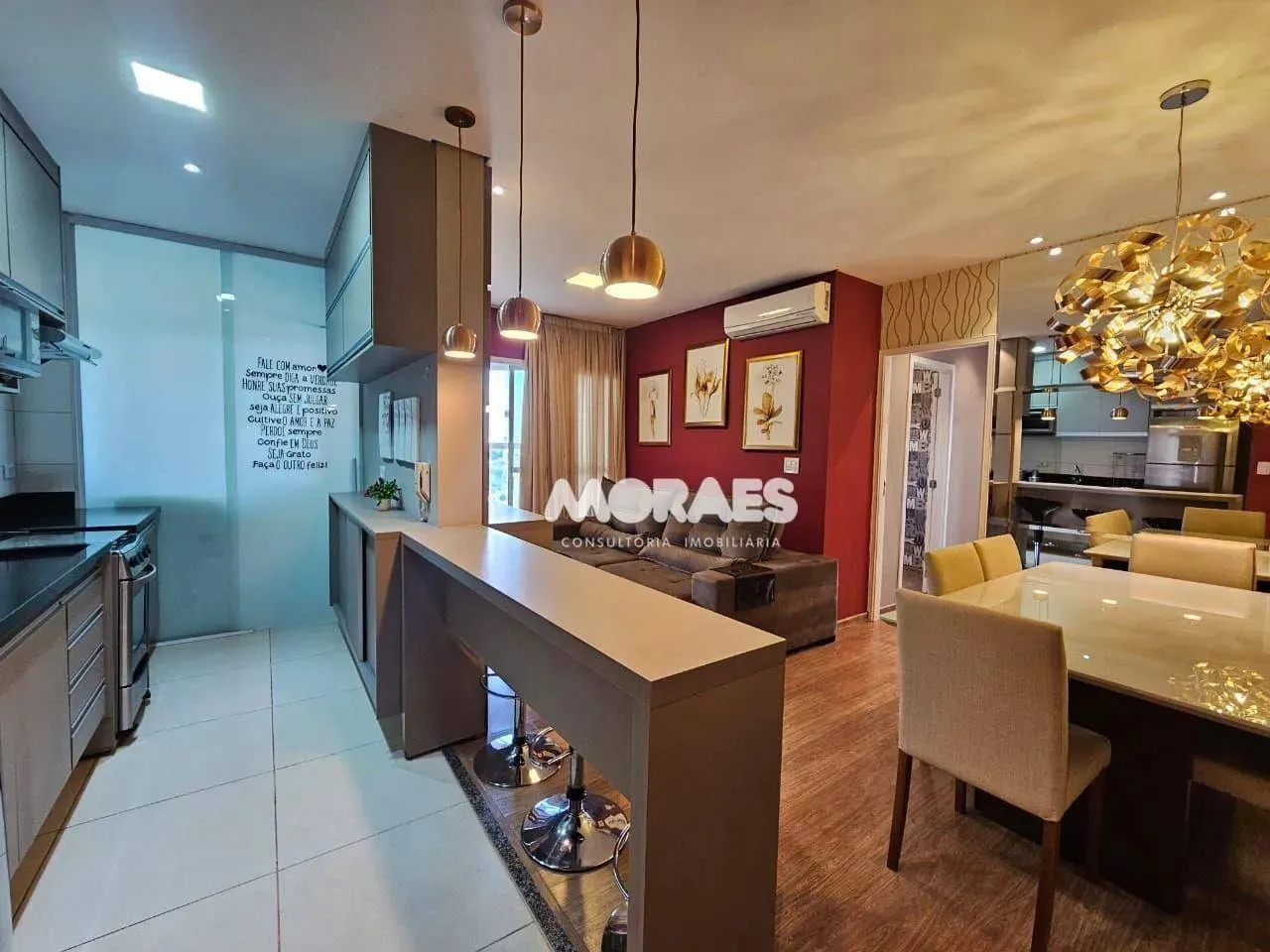 Apartamento mobiliado com 3 quartos para alugar, 85 m² por R$ 3.700/mês - Infinity Residen