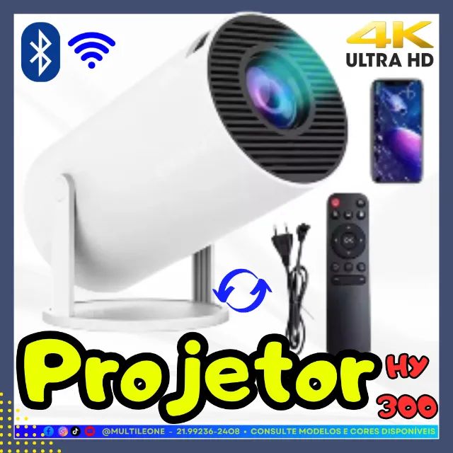 Transforme Qualquer Espaço em Cinema com o Projetor HY300