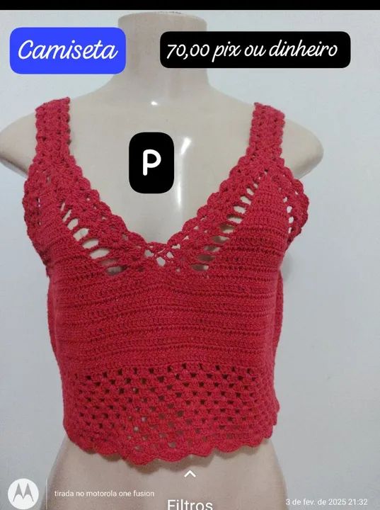 Blusas Crochê  - Foto 4