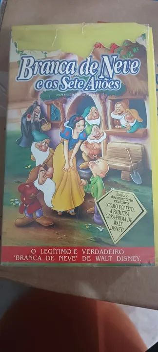 Branca de Neve e os Sete Anões - VHS... Original