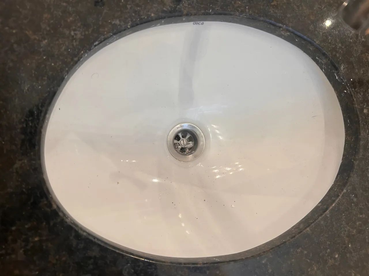 Pia mármore + Cuba DECA + torneira - Foto 2