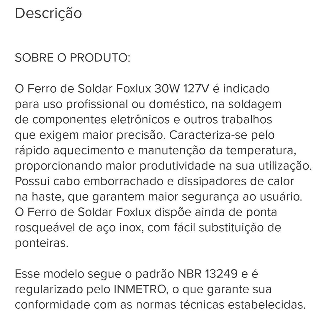 Ferro de solda  - Foto 2