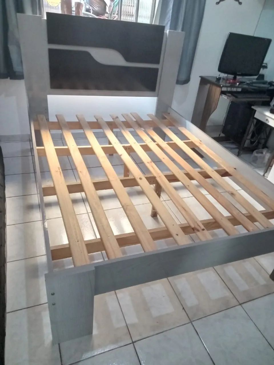 Cama de casal em MDF - Foto 5