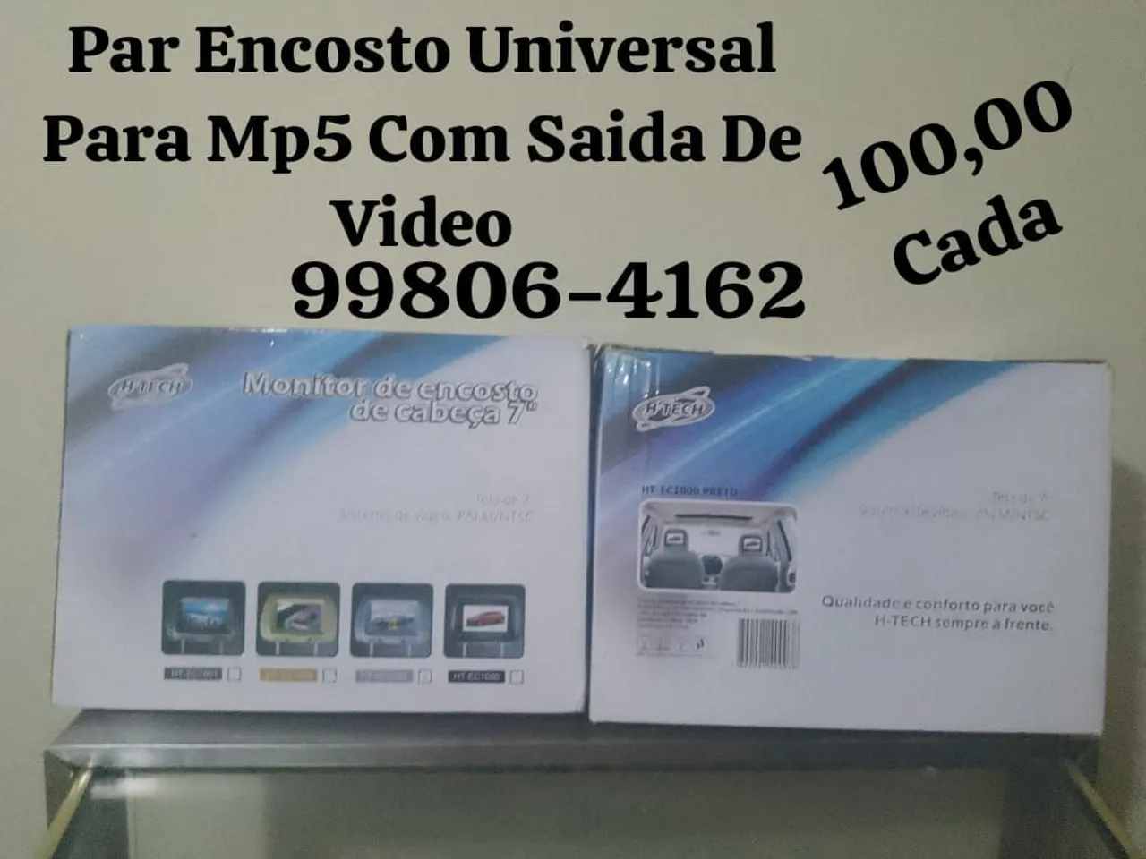 Par Encosto Universal Para Mp5 Com Saída De Vídeo
