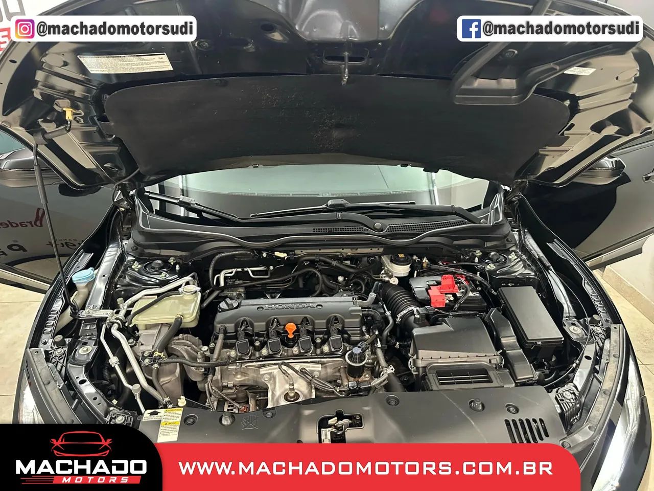 HONDA CIVIC 2.0 16V FLEXONE SPORT 4P CVT PRETO 2018 - Foto 5