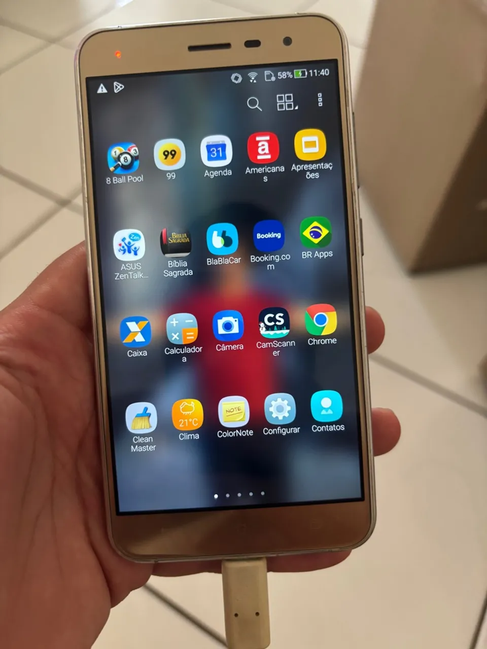 Smartphone Asus Zenfone 3 deluxe - 3GB RAM - 128GB - Dourado