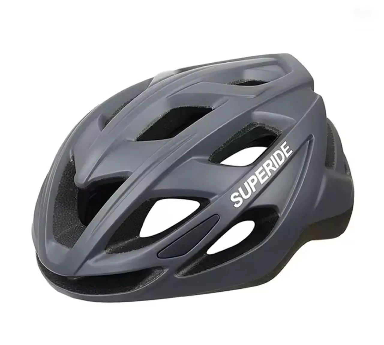 Capacete de Bicicleta Super Ride - Cinza