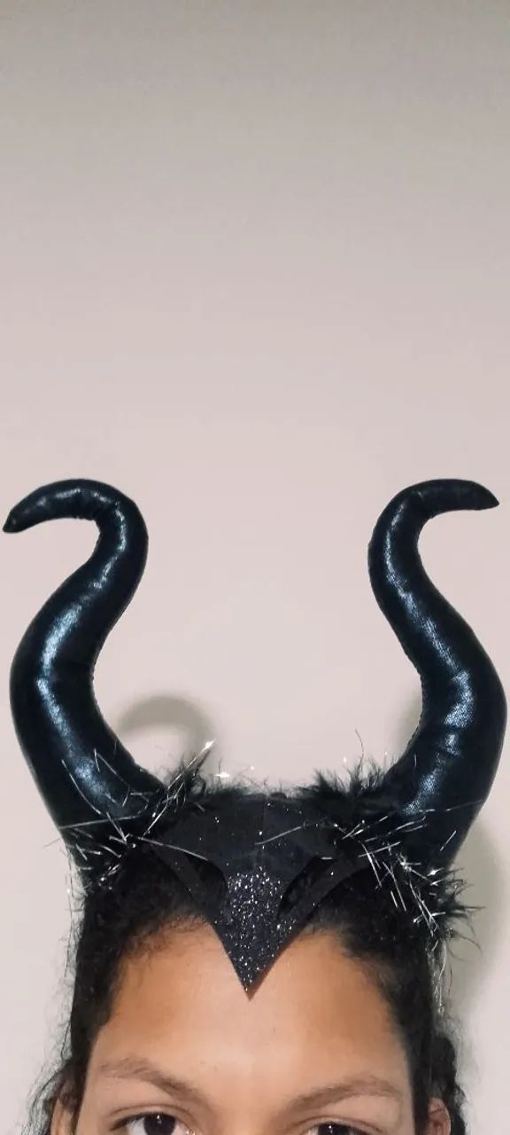 Tiara de Malévola - Fantasia de Halloween - Foto 4