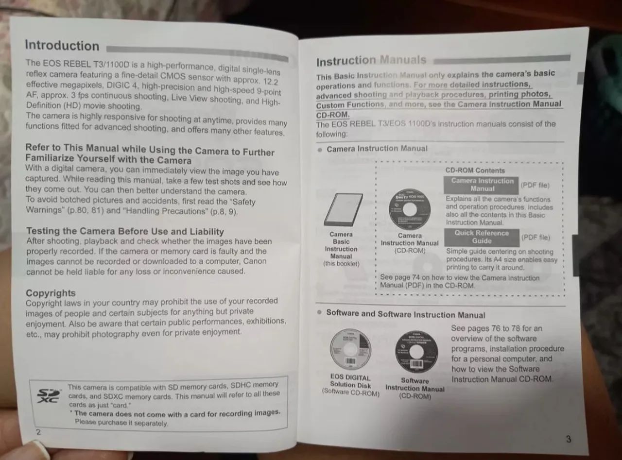 Câmera Canon EOS Rebel T3 1100D - Ótimo estado! - Foto 2