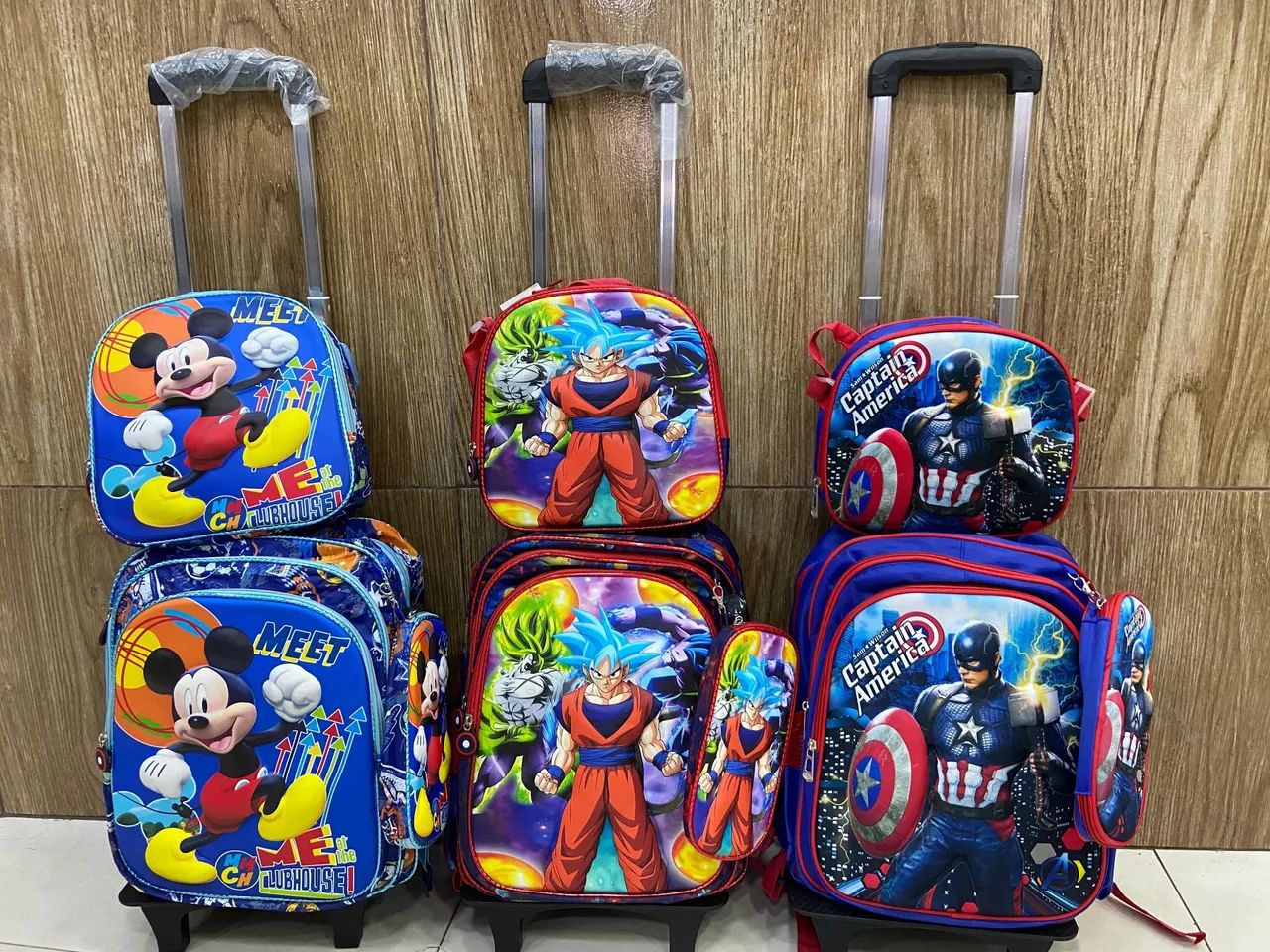Bolsa de carrinho+lancheira térmica+estojo 