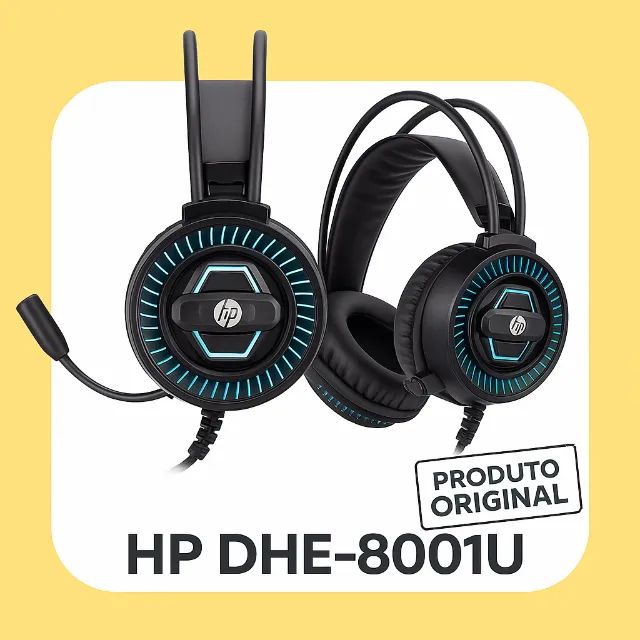 Headset USB HP DHE 8001U conexão única em USB
