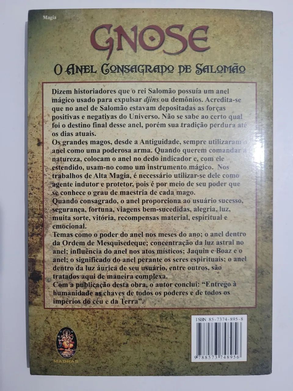 Livro Gnose - O Anel Consagrado de Salomão  - Foto 2
