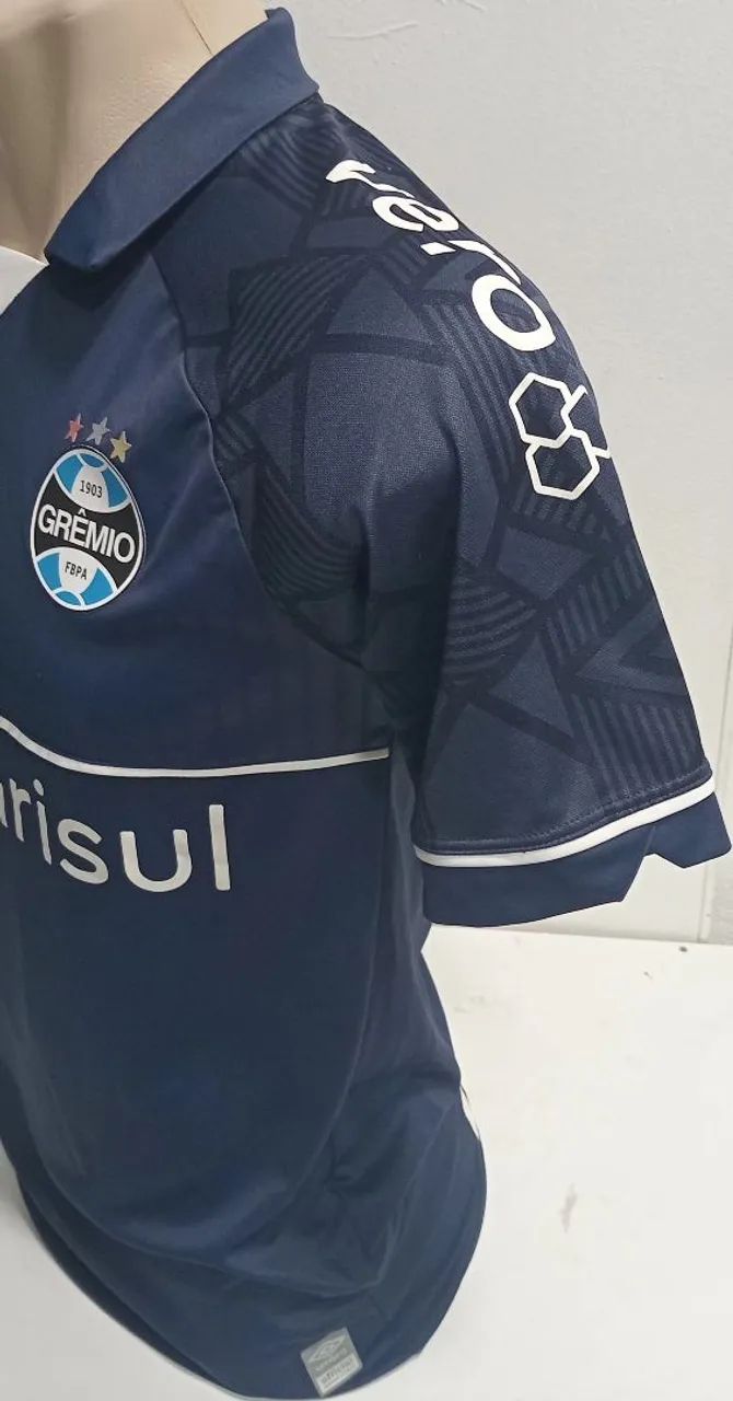 Camiseta Grêmio - Oficial - Banrisul - Foto 3