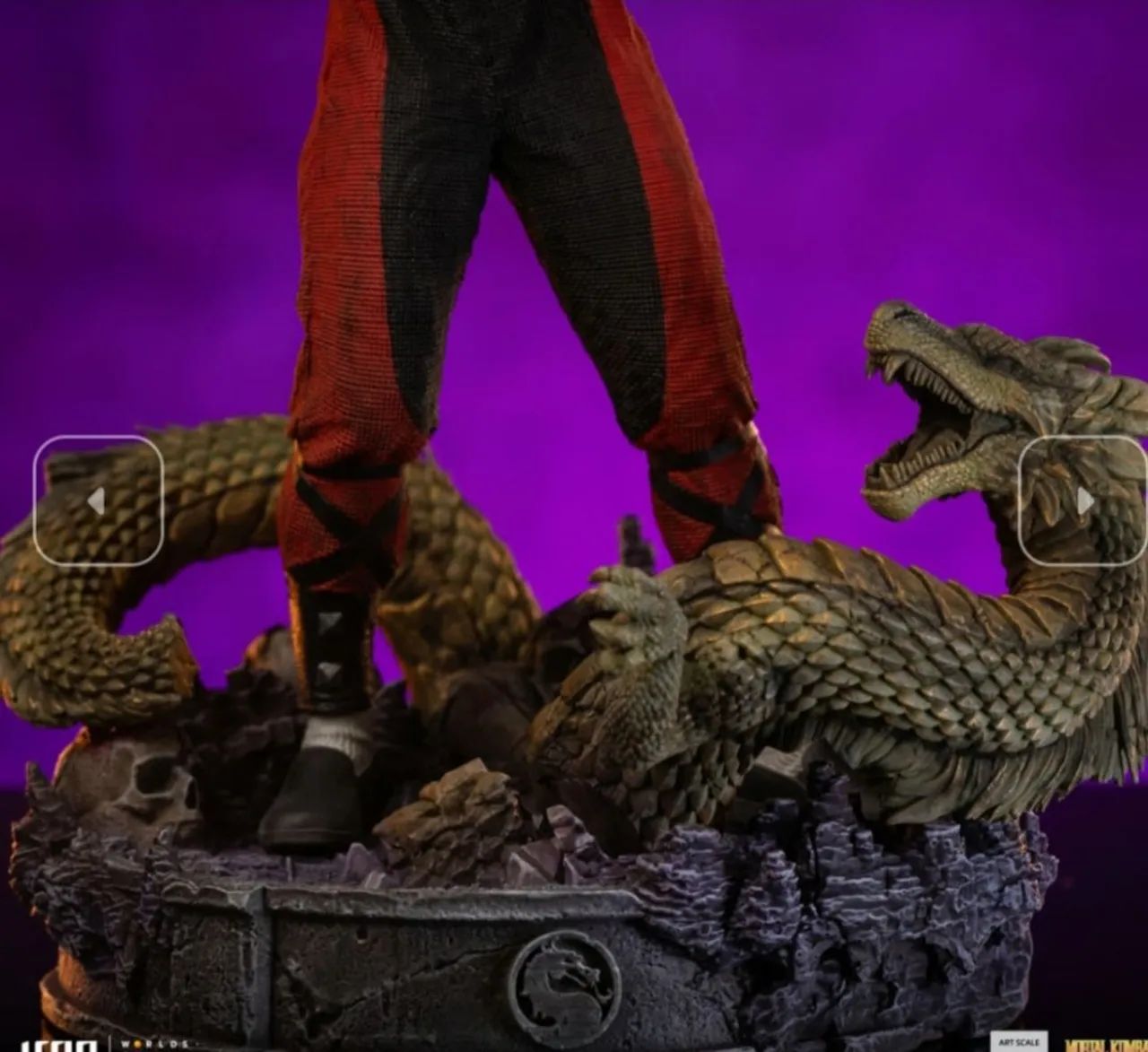 Liu Kang Mortal Kombat Iron Studios - Foto 6