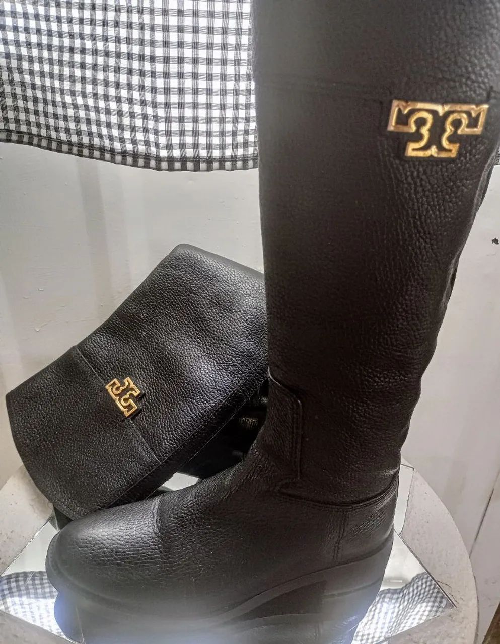 Bota de cano alto preta - Tory Burch - Foto 2