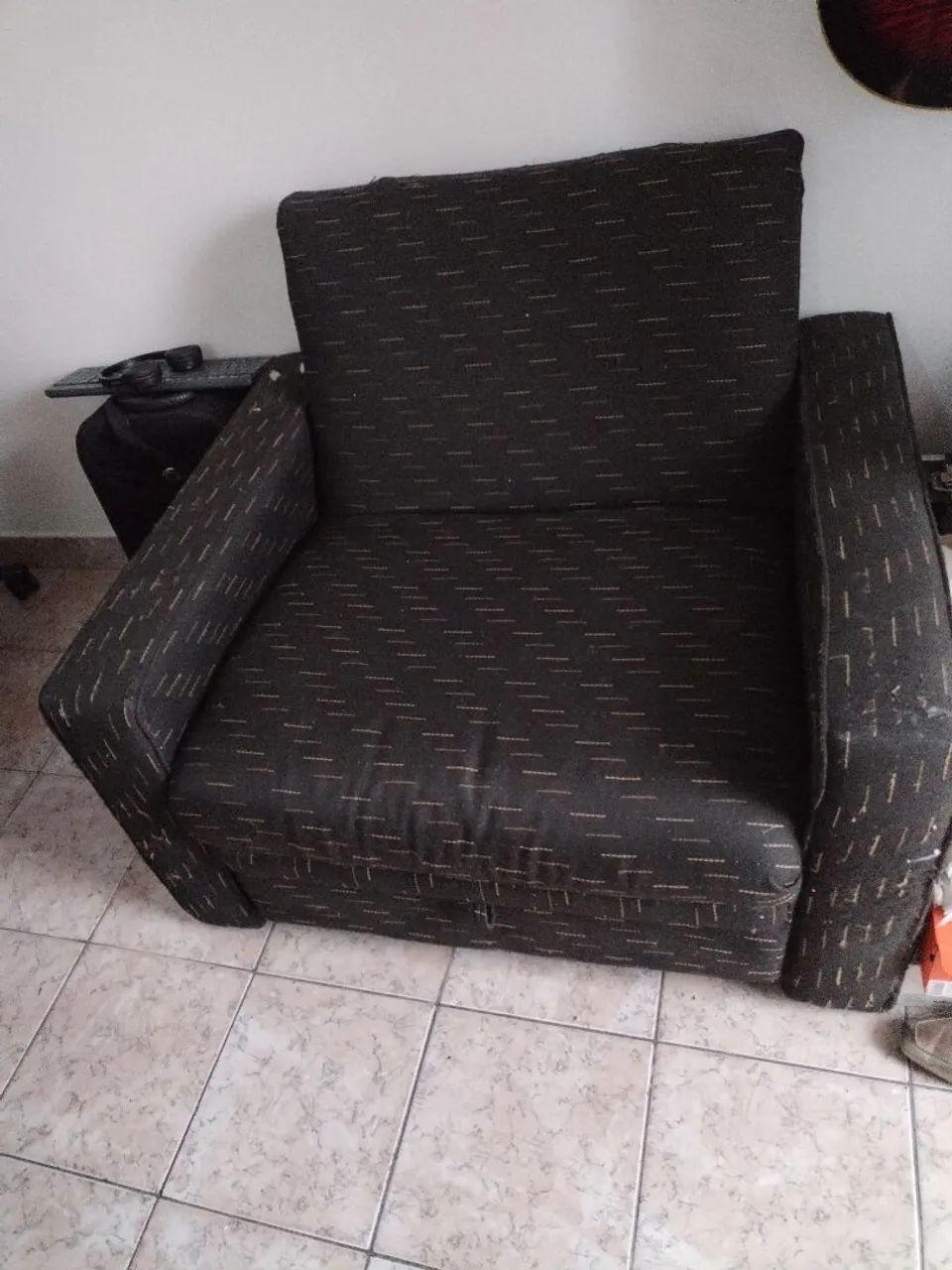 Sofá Cama 2 lugares - bom estado - Foto 3
