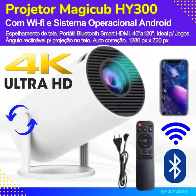 Transforme Qualquer Espaço em Cinema com o Projetor HY300 - Foto 2