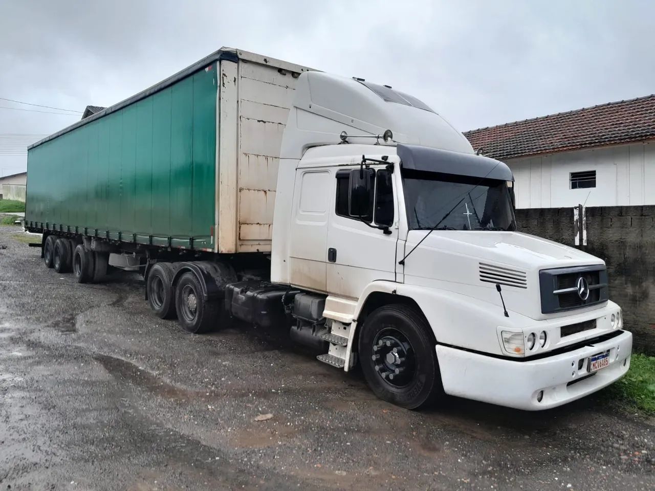 Mercedes 1634 ano 2005 trucado e carreta saider 2001