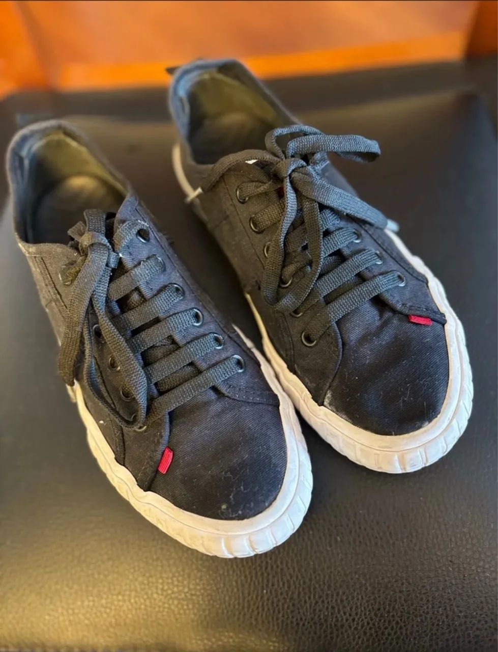 Tênis Infantil Preto com Cadarço - Coca Cola - TAM: 35