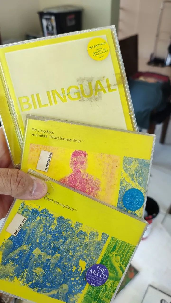 Pet Shop Boys - Bilingual cd + 2 cds singles Se a Vida é