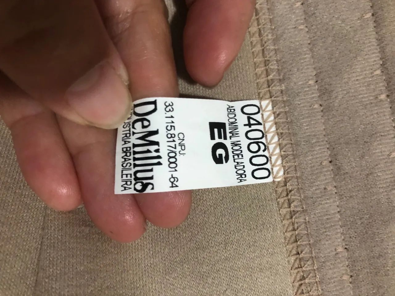 Cinta Modeladora Abdominal Demillus EG - 040600