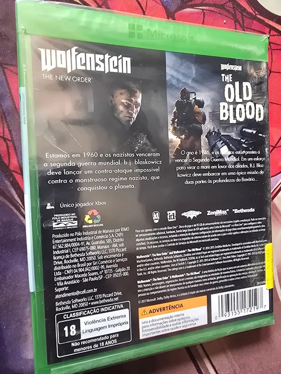 Jogo Wolfenstein the New Order lacrado para Xbox One - Foto 2
