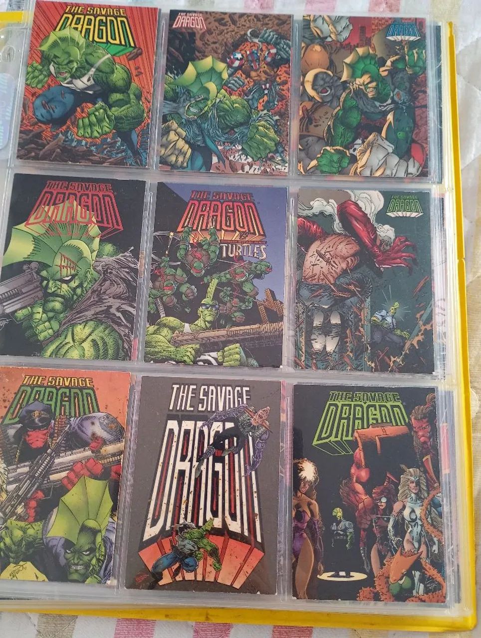 カートマーカス Markus カタログ　アートブック　1980-90希少 Cards Savage Dragon anos 90 vários artistas desenhando 81 cards