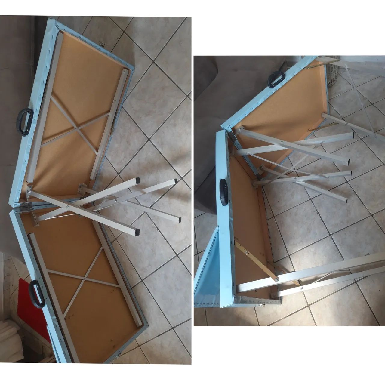 Maca Dobrável Tipo Maleta - Azul - Foto 4