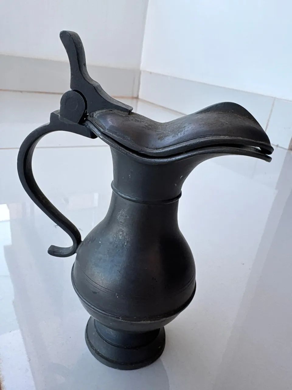 Jarro Antigo Decorativo em Prata - Foto 4