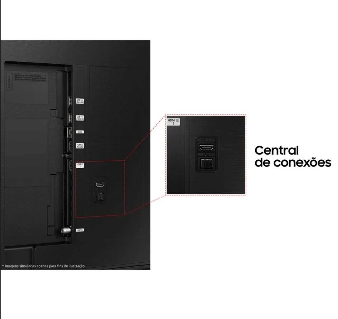 SMART TV SAMSUNG 50 POLEGADAS QLED 4K Q60D LACRADA E NF - Foto 3