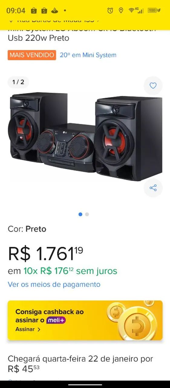 Mini System LG - Ótimo estado - Foto 4