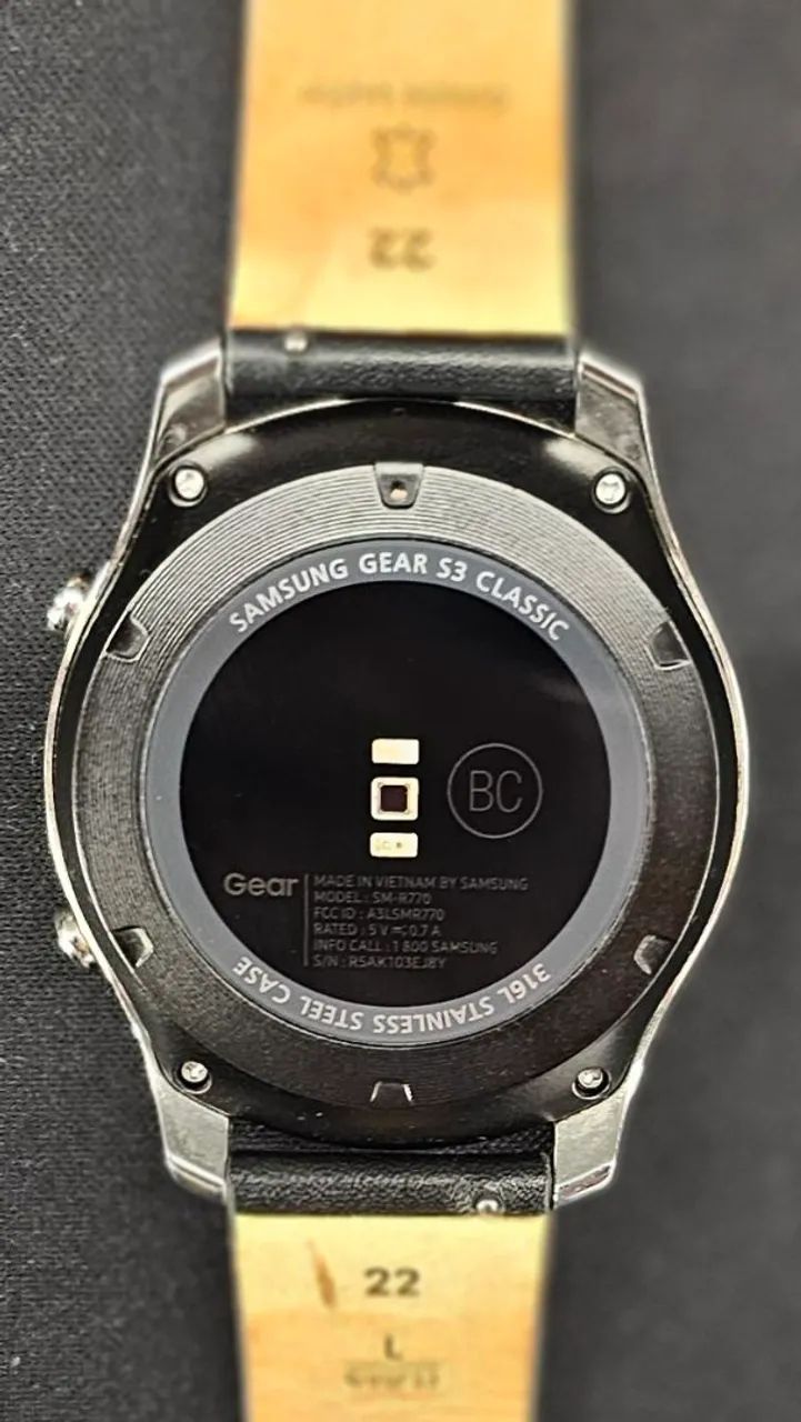 Samsung Gear S3 Classic com caixa, manual e carregador original - Foto 4