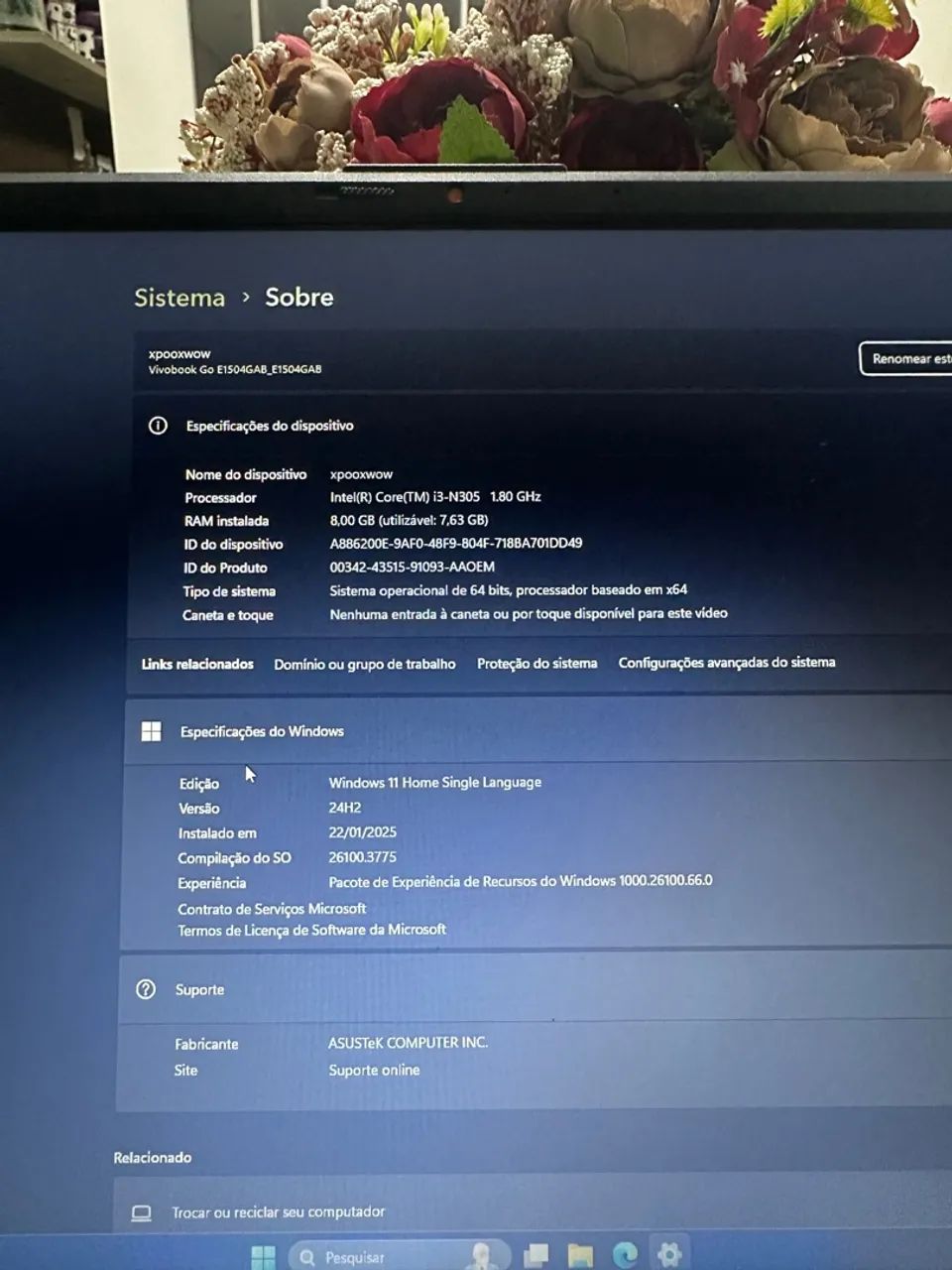 Notebook Asus Vivobook Go 14/15 - Foto 4